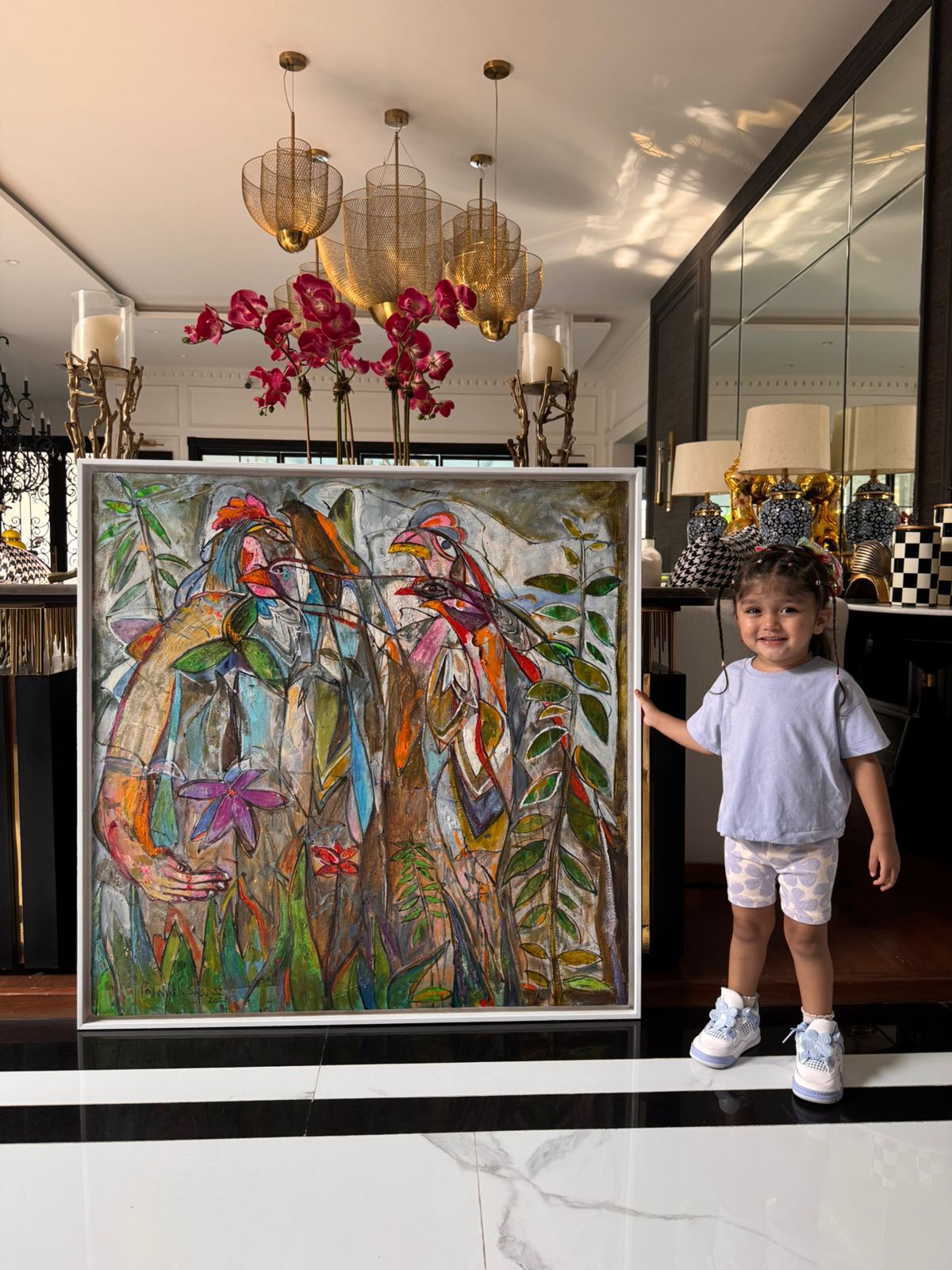 40x40 inches