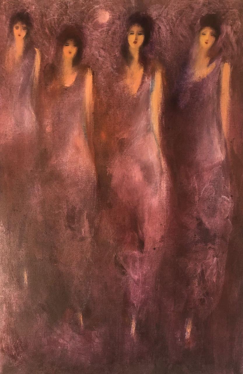 Four lavendar graces