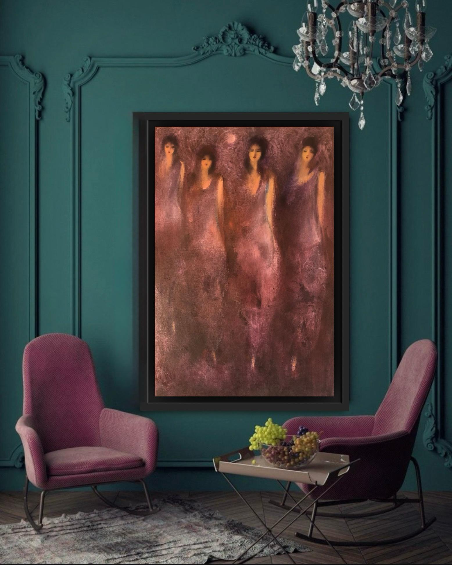 Four lavendar graces