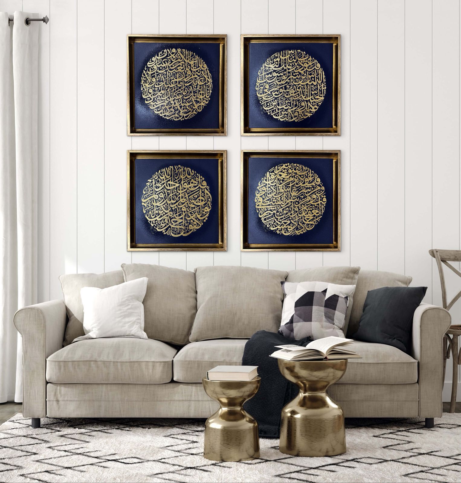 12x12 inches set of 4