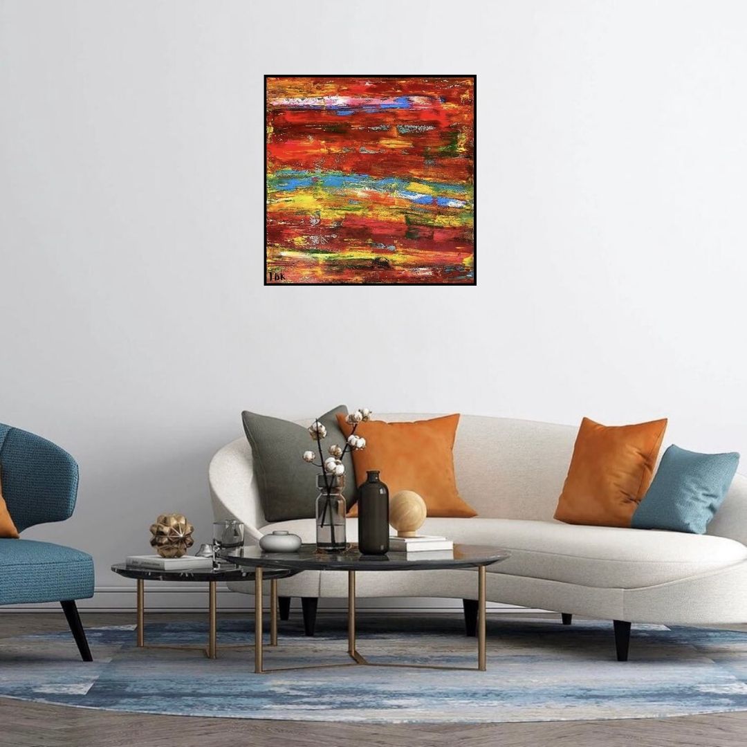 Abstract Acrylic Painting by Nina Nowa