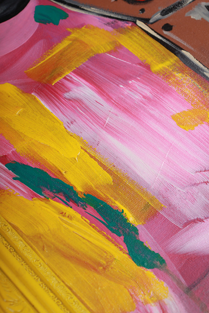 Abstract Acrylic Painting on Canvas - Qudsia by Nina Nowa in UAE