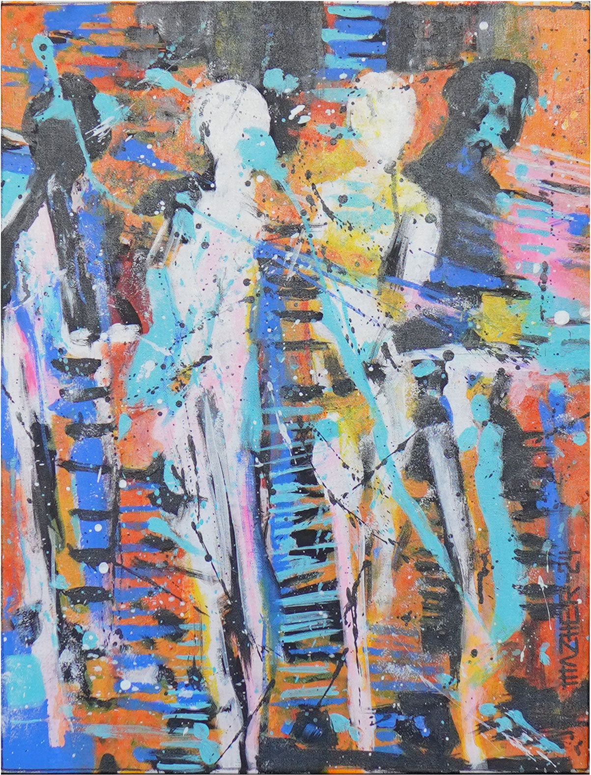 Abstract Canvas Painting 