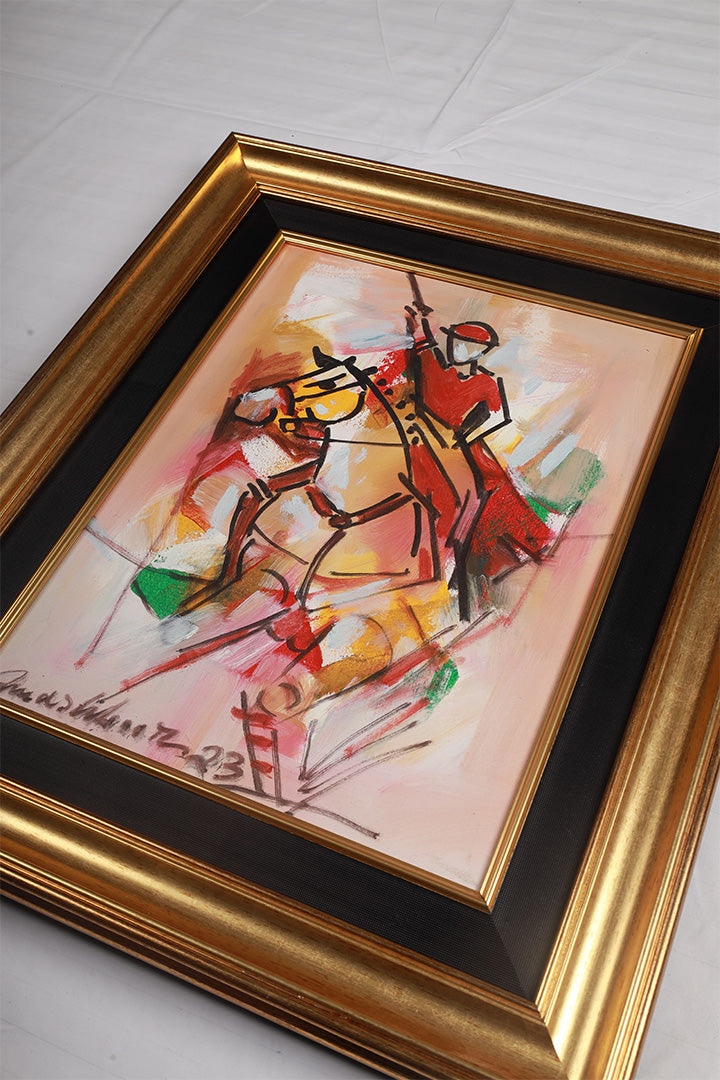 Abstract Horse Painting in UAE - Shine Bright