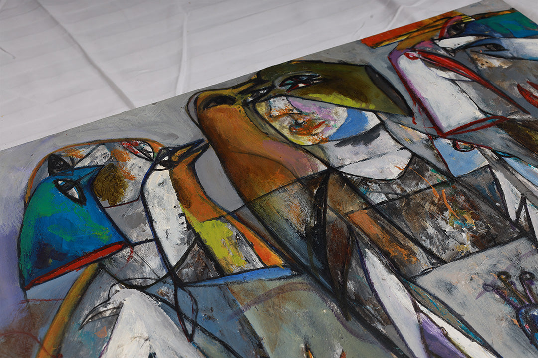 Abstract Oil Painting - Soul Trap