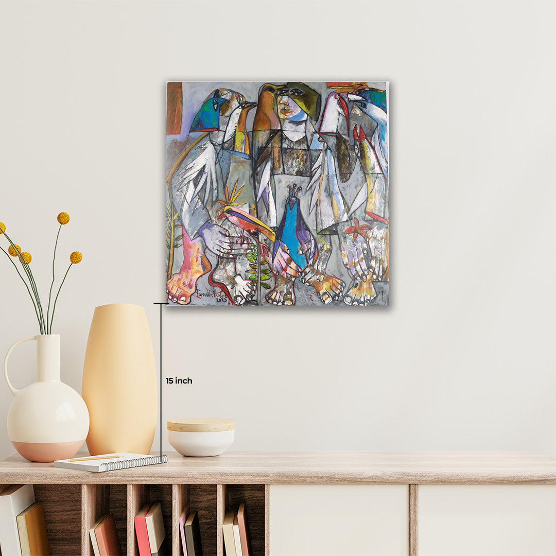 Abstract Oil Painting by Nina Nowa