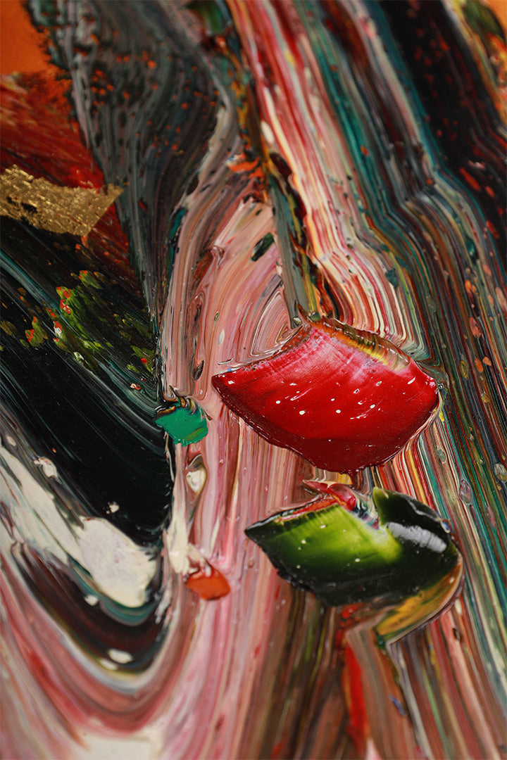 Calligraphy with Oil Painting - It's Complicated