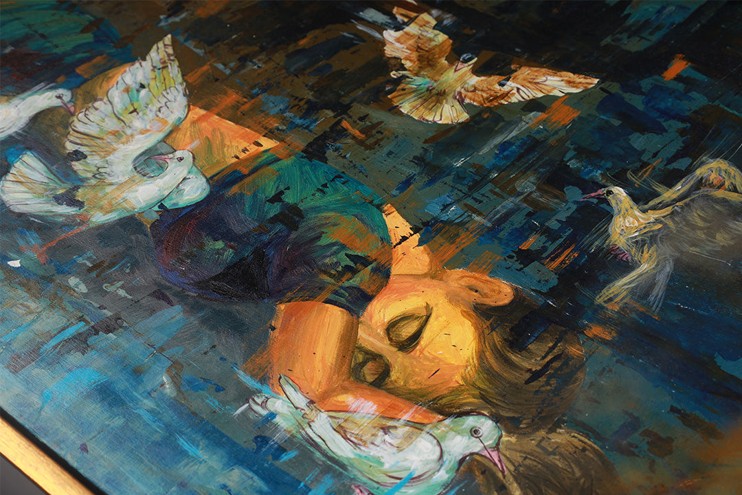 Dreaming of Peace - Nina Nowa Figurative Art