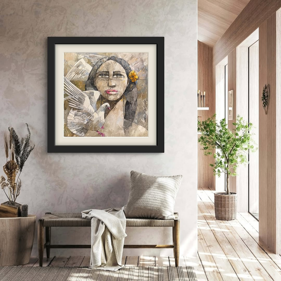 Figurative Painting - Serenity by Nina Nowa