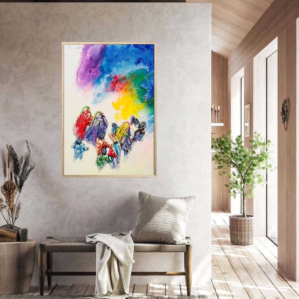 Figure Paintings - Colors of Life