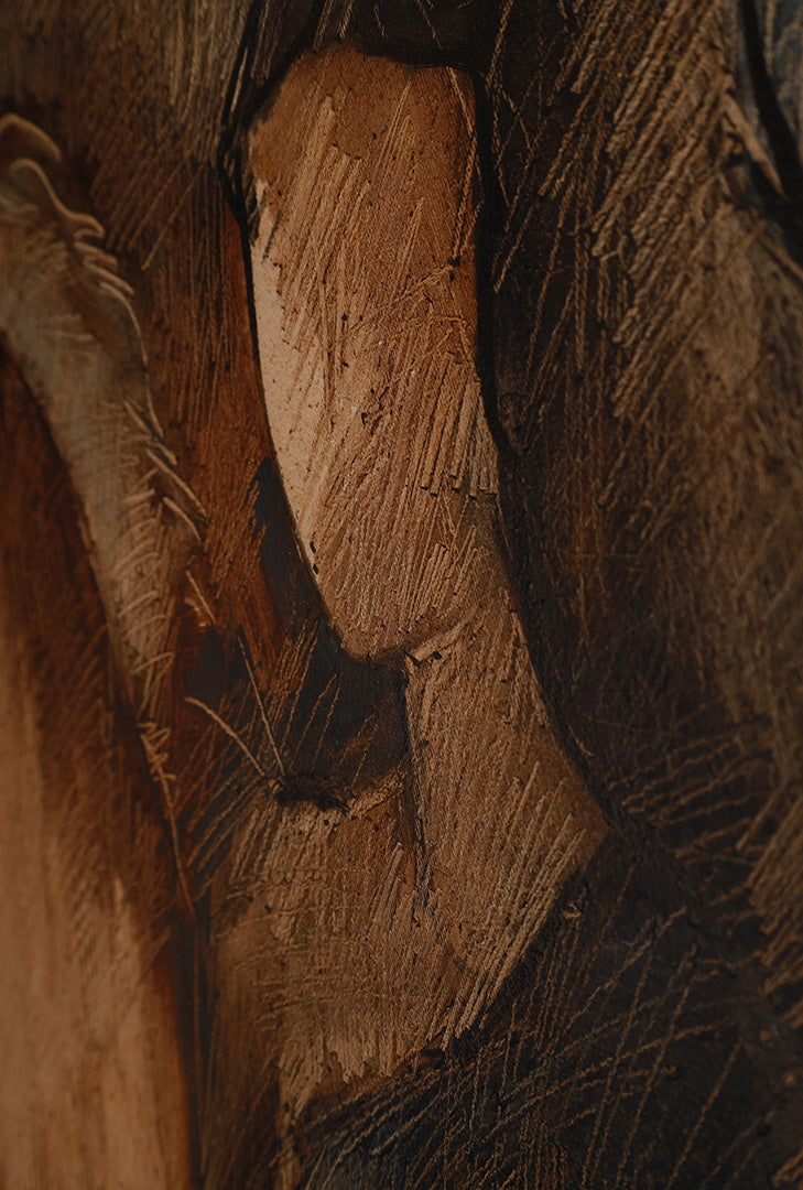 Girl And Horse Painting  - Endless Love