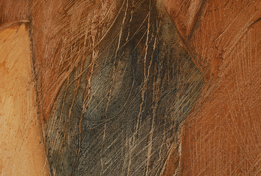 Horse with Woman Painting by Nina Nowa