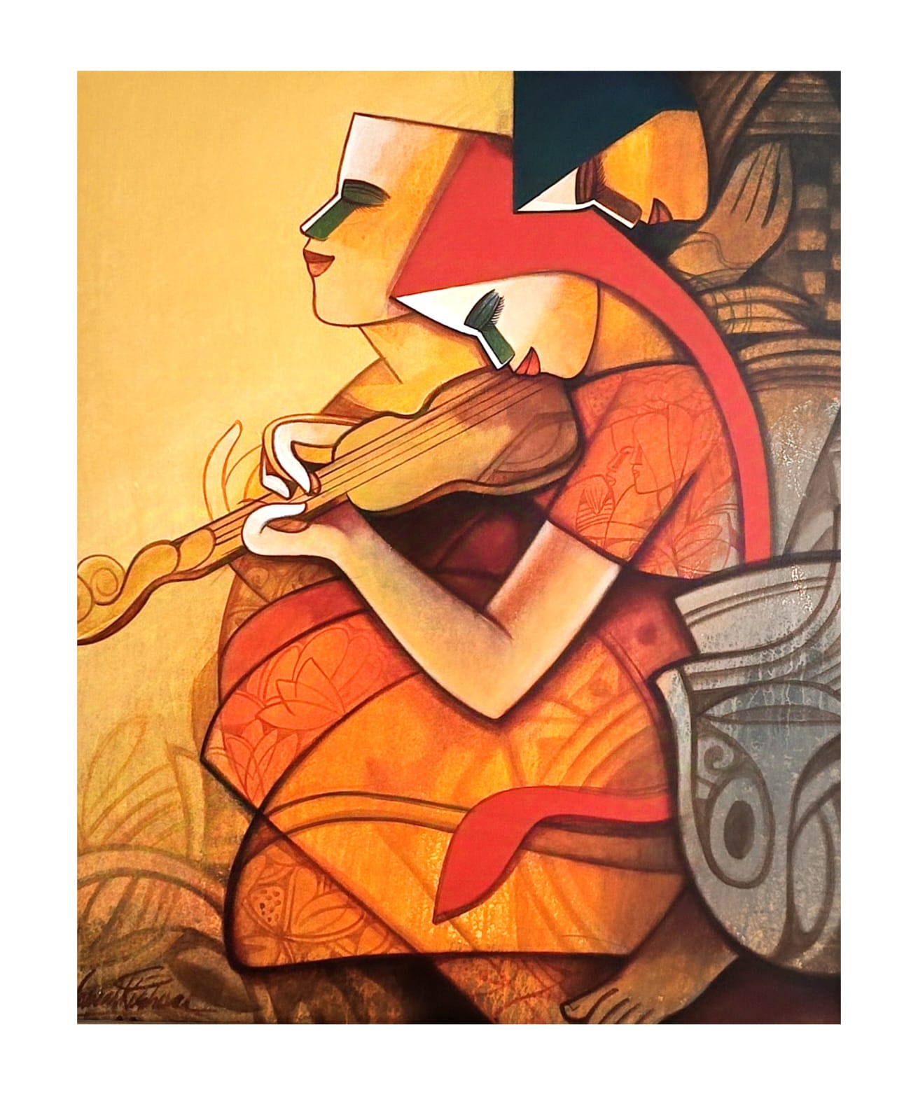 Indian Acrylic Painting in UAE