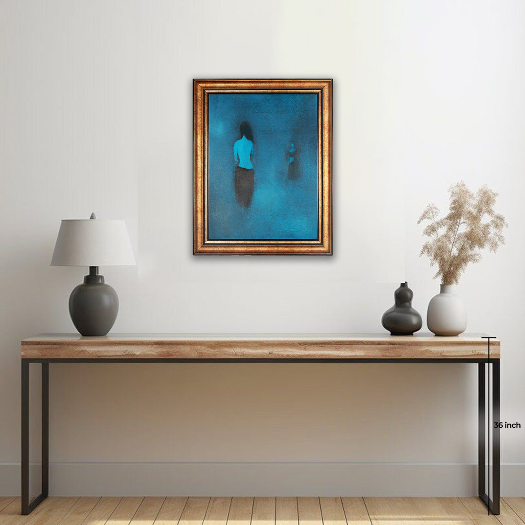 Modern Figurative Painting - Unveiled