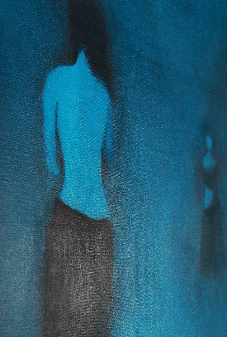 Modern Figurative Painting - Unveiled by Nina Nowa