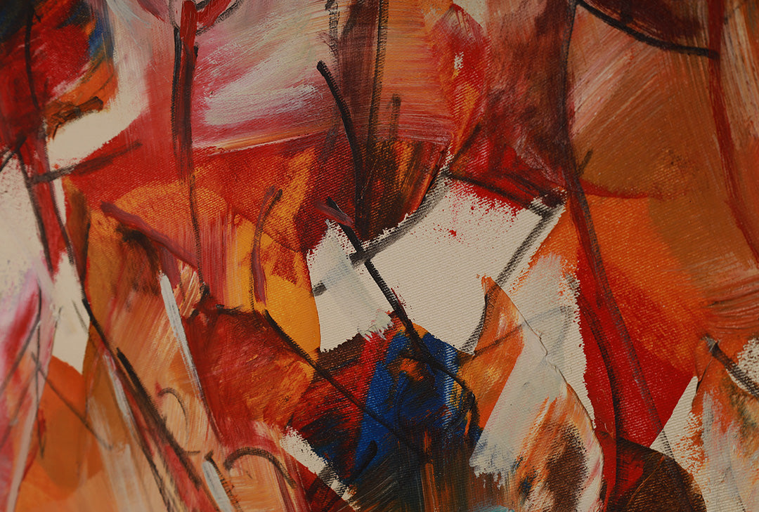 Riding Horse Painting Nina Nowa