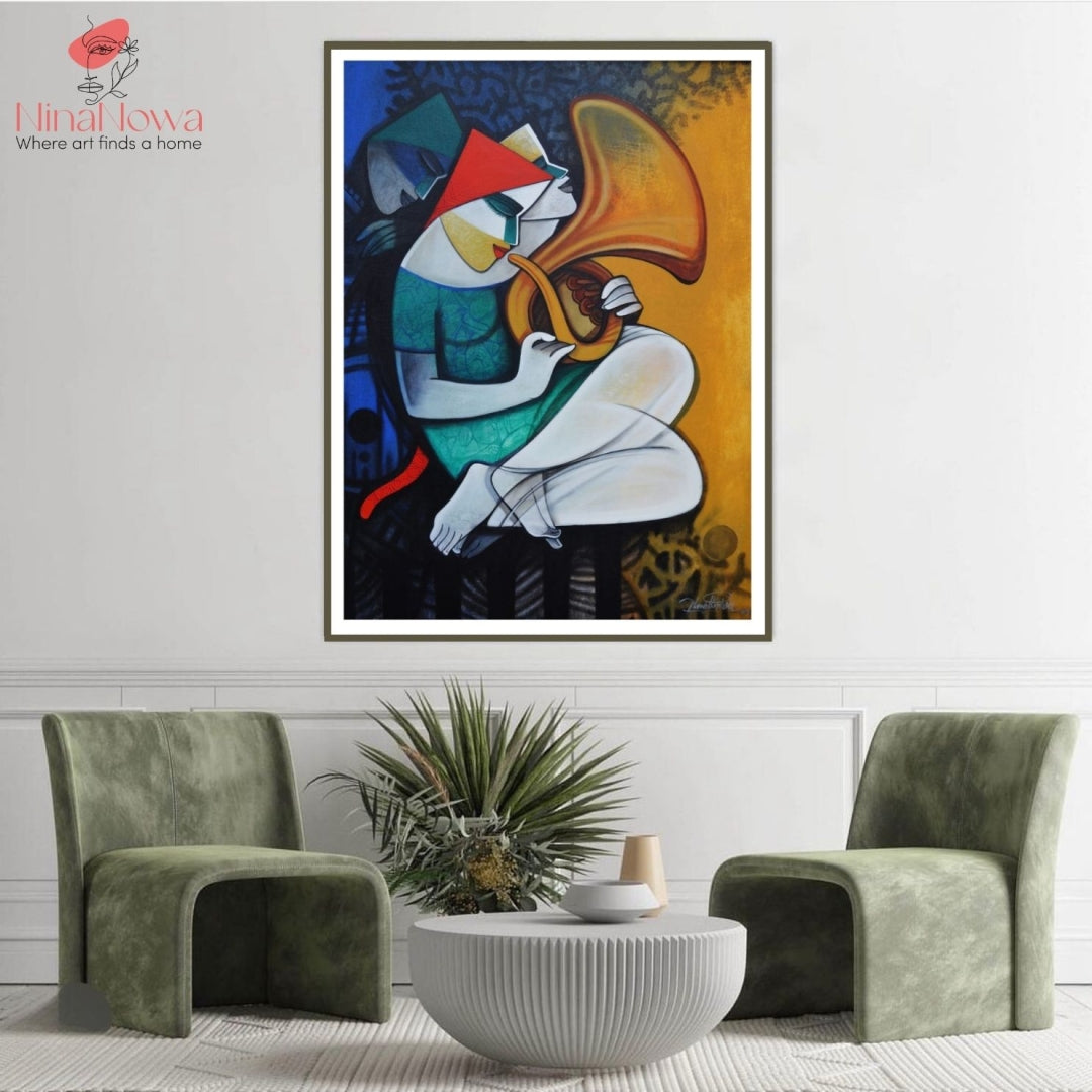 Simple Acrylic Paintings - The Divine Love