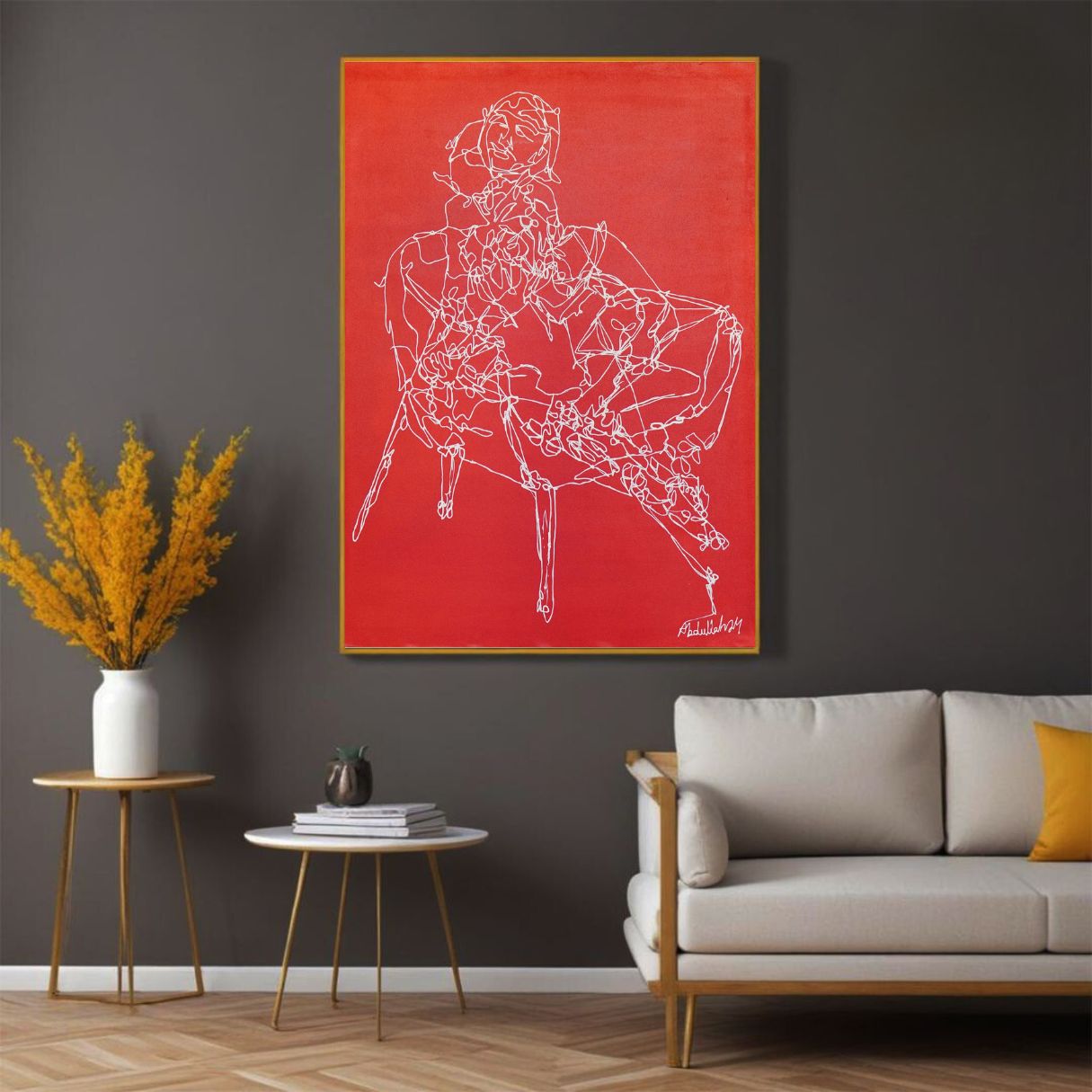 Unique Abstract Paintings by Nina Nowa